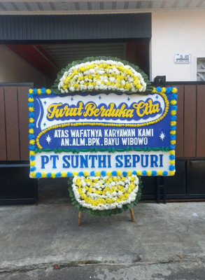 Papan Bunga Duka di Bontoala